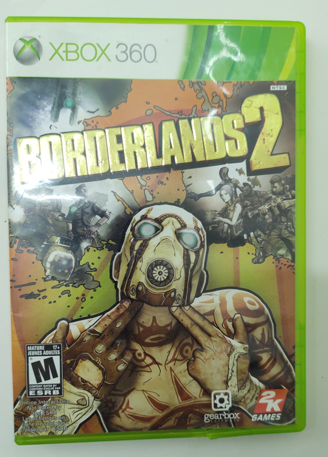 Borderlands 2 (Microsoft Xbox 360) Shooter Action RPG Video Game