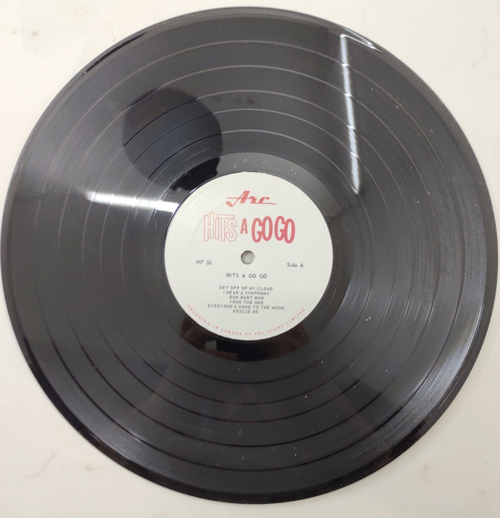 Hits A Go Go (1966) Arc Records Vinyl LP – Pop Rock Cover Songs Canada