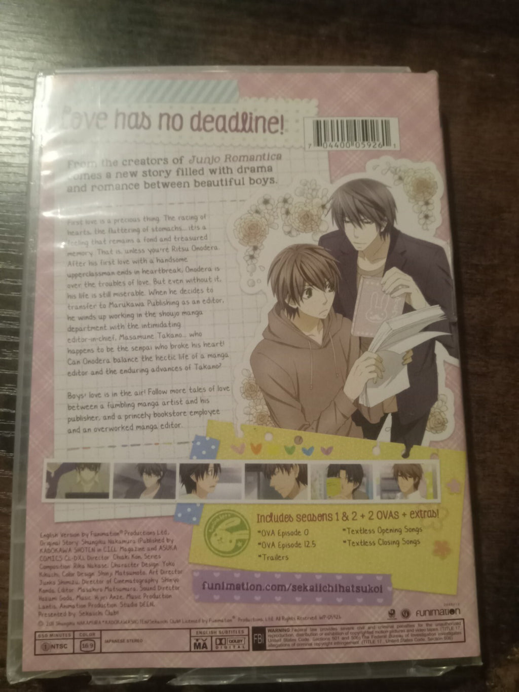 Sekai Ichi Hatsukoi Seasons 1 & 2 – Complete Anime Series DVD Set