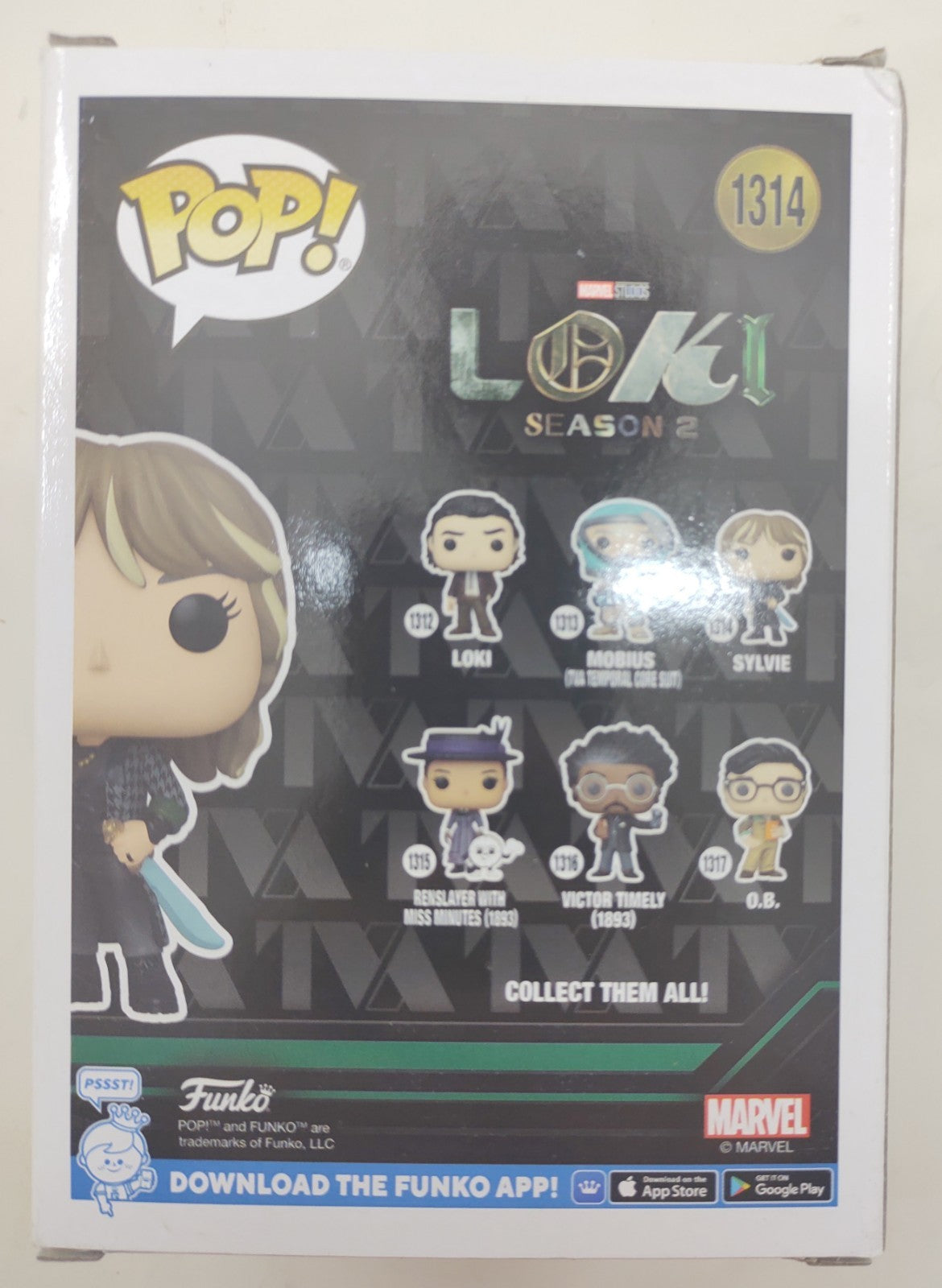 Funko Pop! Marvel Loki Sylvie with Sword #1314 Vinyl Figure New