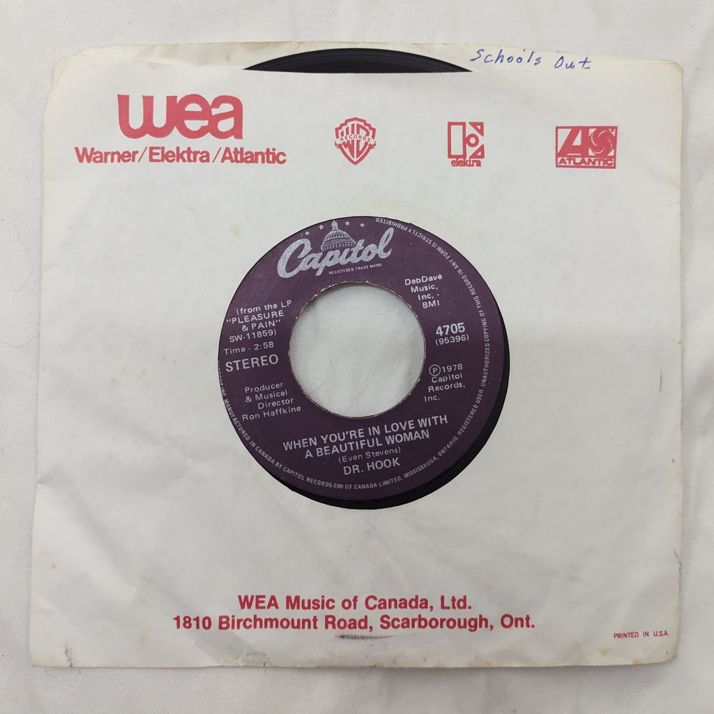 Dr. Hook When You're In Love With A Beautiful Woman Vinyl 4705 (95396) SW-11859