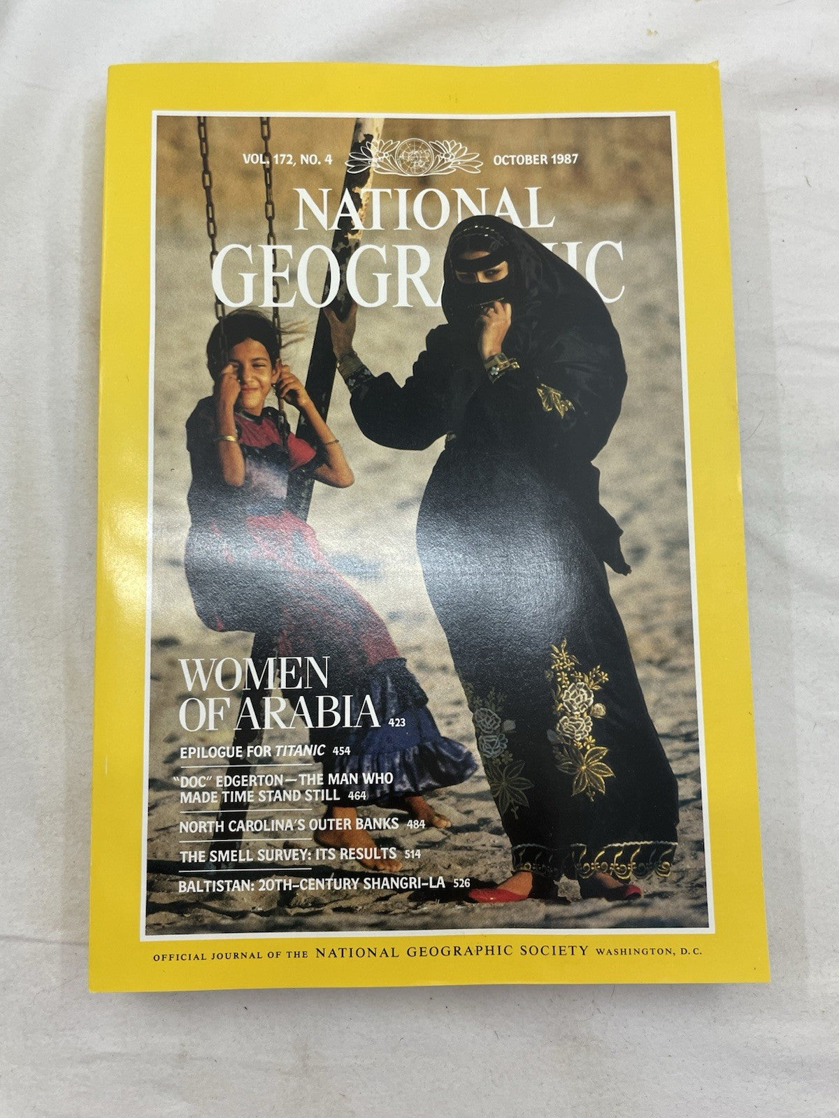 Nat Geo Mags Jul–Dec 1987 Vtg Slipcvr Set Wildlife World Decor Nature