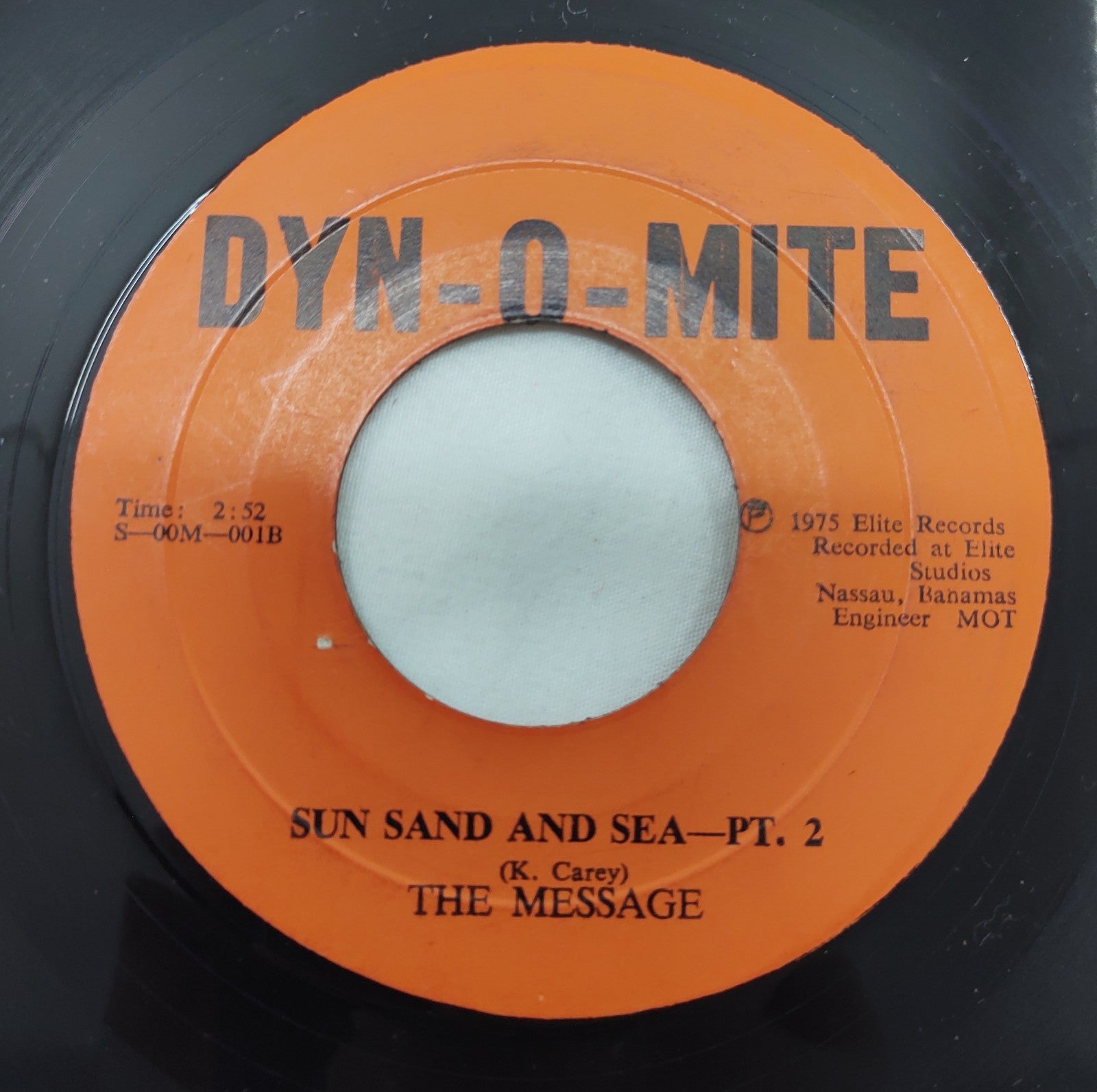 The Message – Sun Sand and Sea Pt 1 7” Dyn-O-Mite 1975