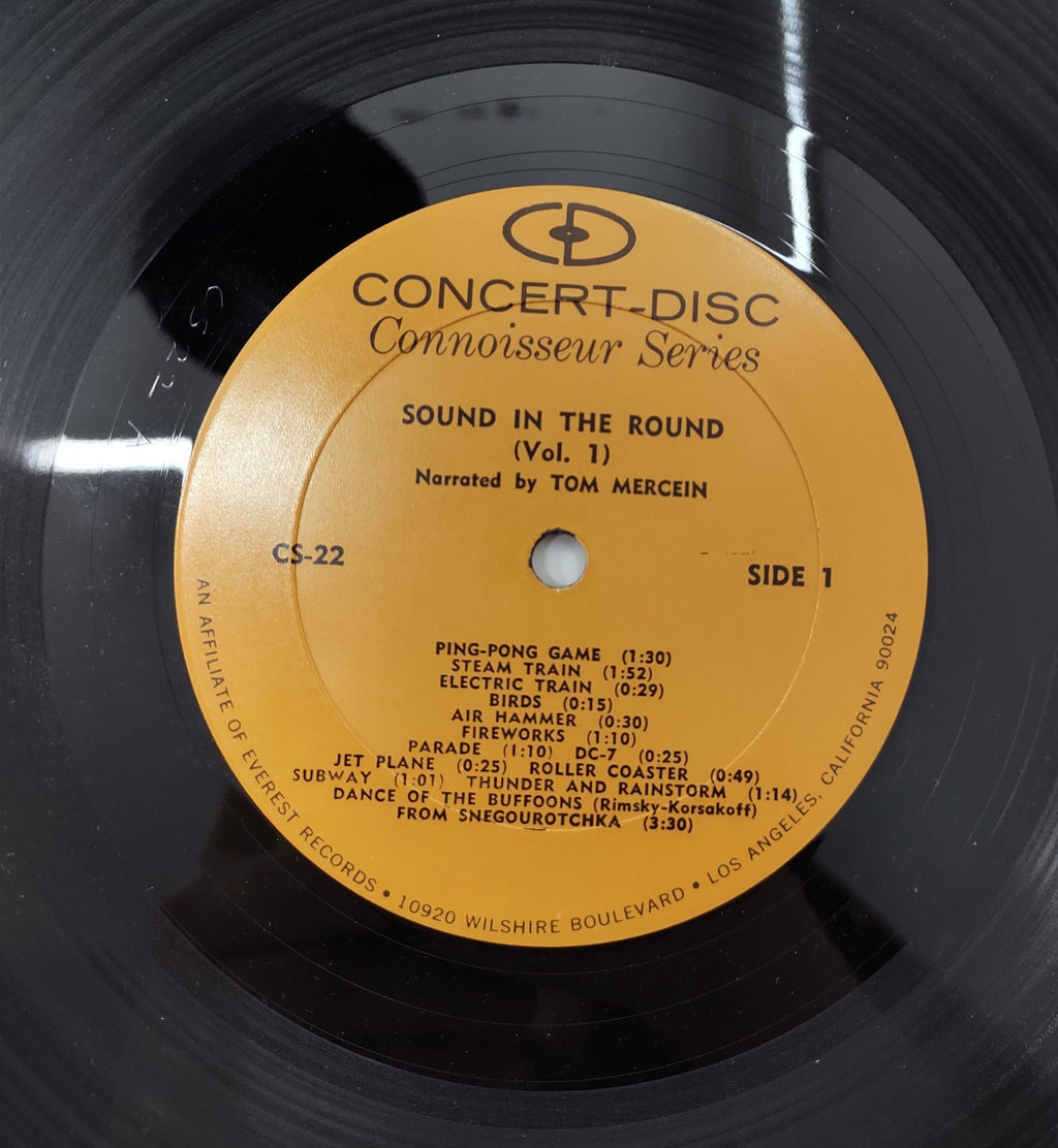 Sound in the Round Stereo Demonstration LP - 1956 Concert-Disc CS-22