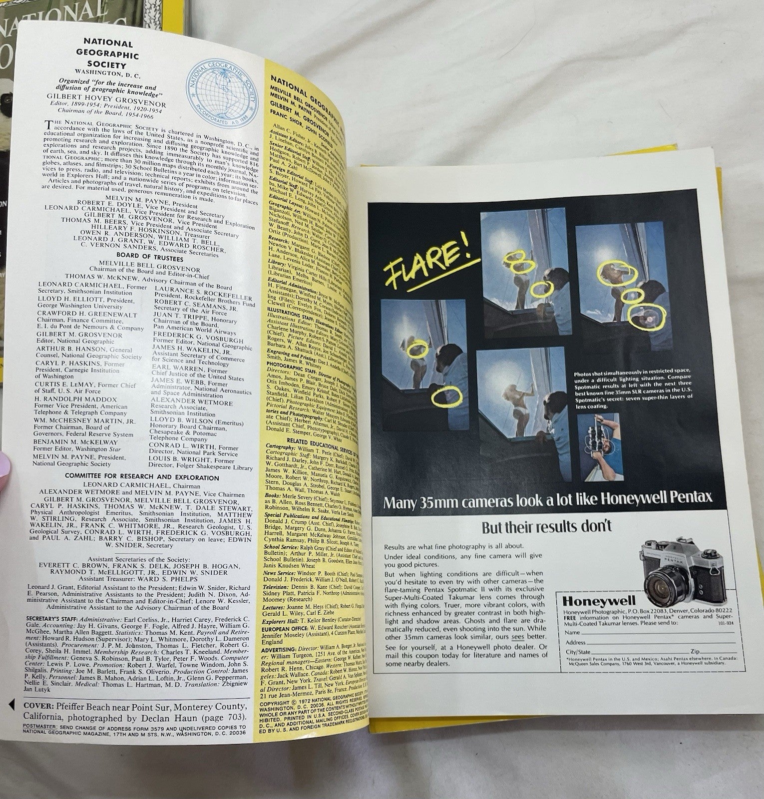 Nat Geo Jul–Dec 1972 Slipcover Lot | Classic, Illustrated, Travel Set