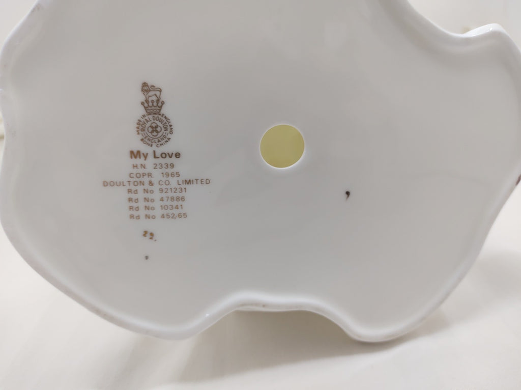 Royal Doulton My Love HN2339 Figurine Bone China England Vintage Collectible