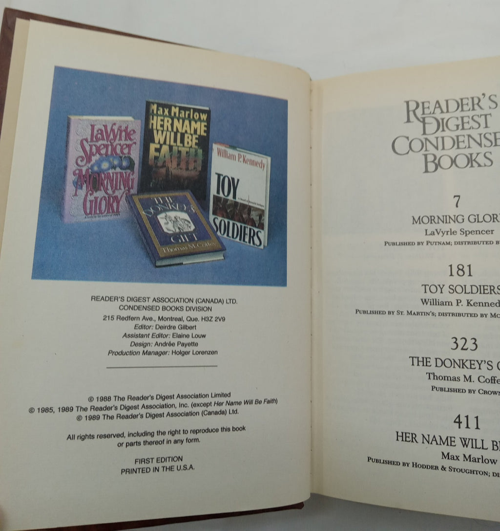 1989 Reader's Digest Condensed 1st Ed HC Leather Gilt Vtg NM Classic