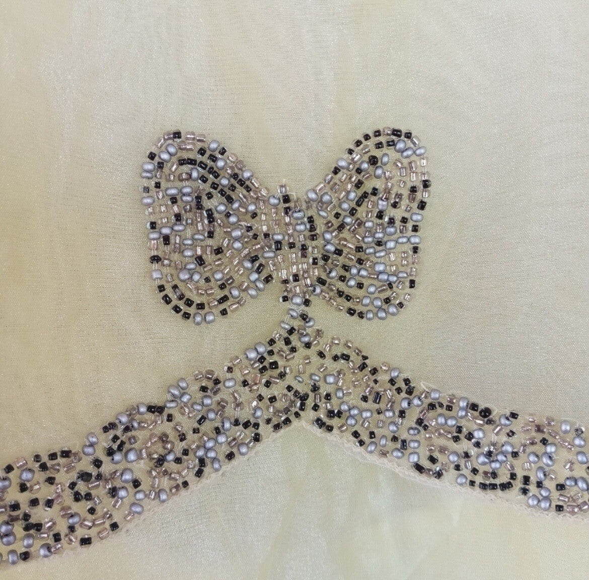 ASOS Lime Green Tulle Beaded Backless Mini Dress – Size 14 – Party Ready