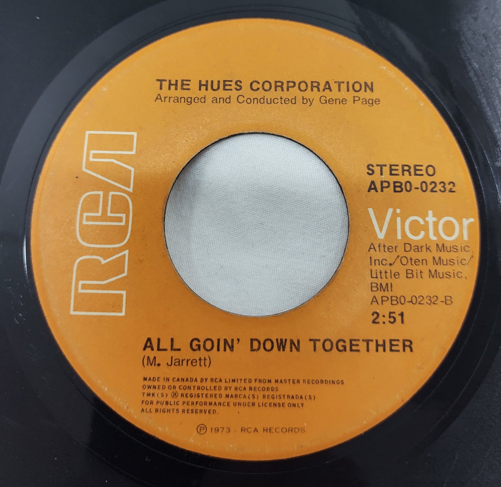 The Hues Corporation-Rock the Boat / All Goin' Down Together 7" Single APB0-0232