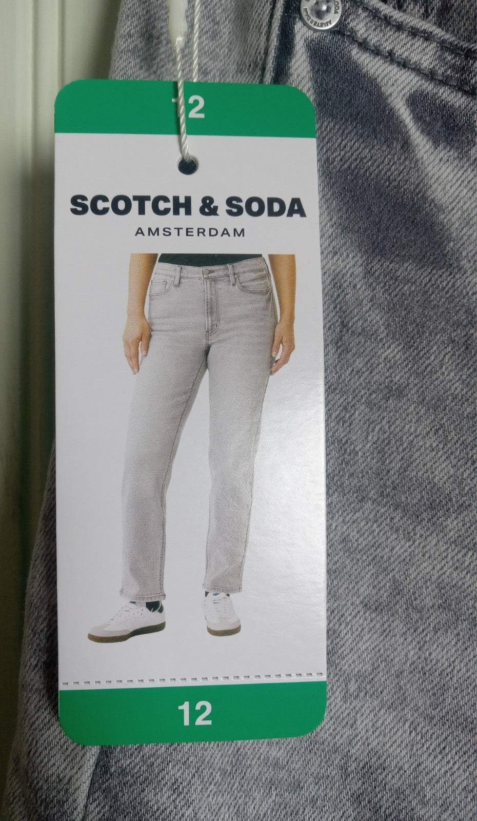 NWT Women’s Scotch & Soda High Rise Slim Jeans Size 12 – Designer Denim