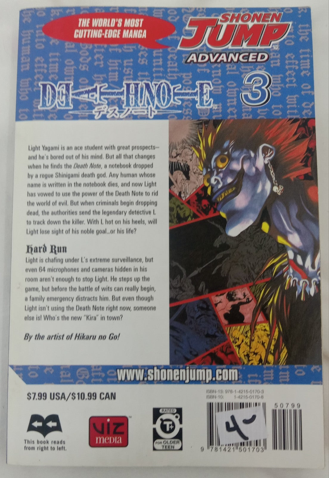 Death Note Manga Set Volumes 1-4 English | Tsugumi Ohba Viz Media Graphic Novel