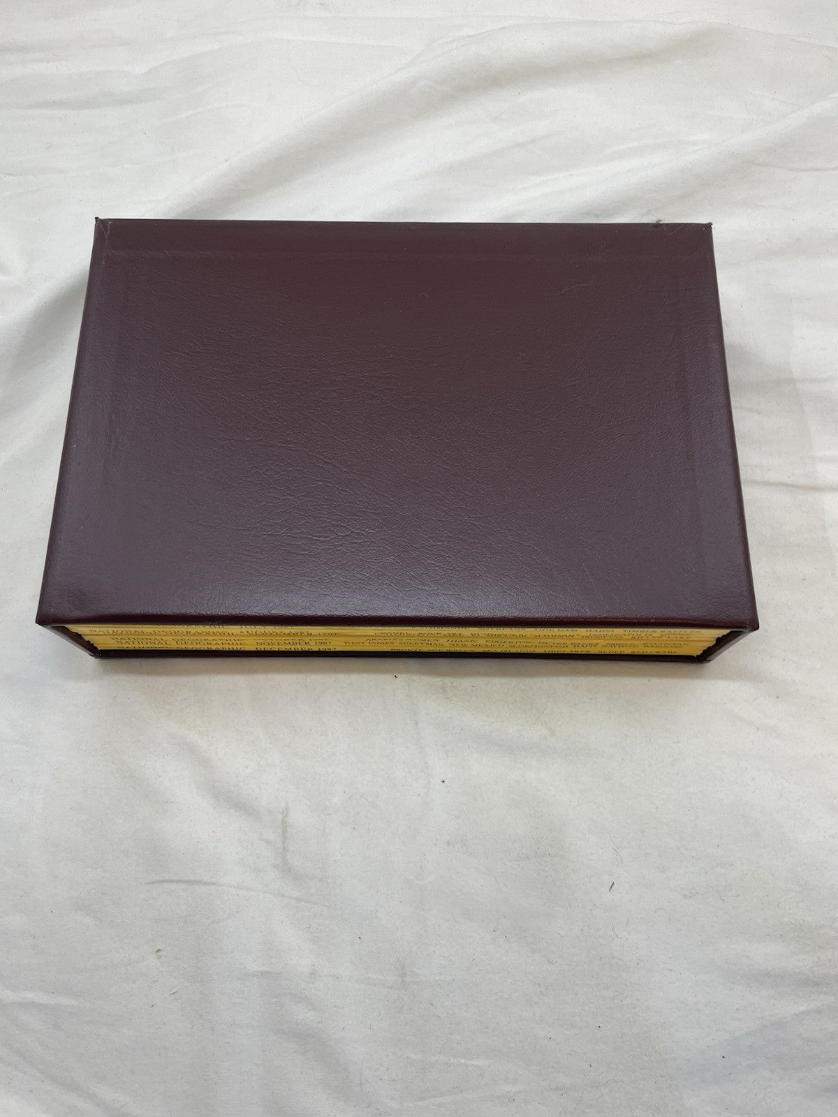 Nat Geo Mags Jul–Dec 1987 Vtg Slipcvr Set Wildlife World Decor Nature