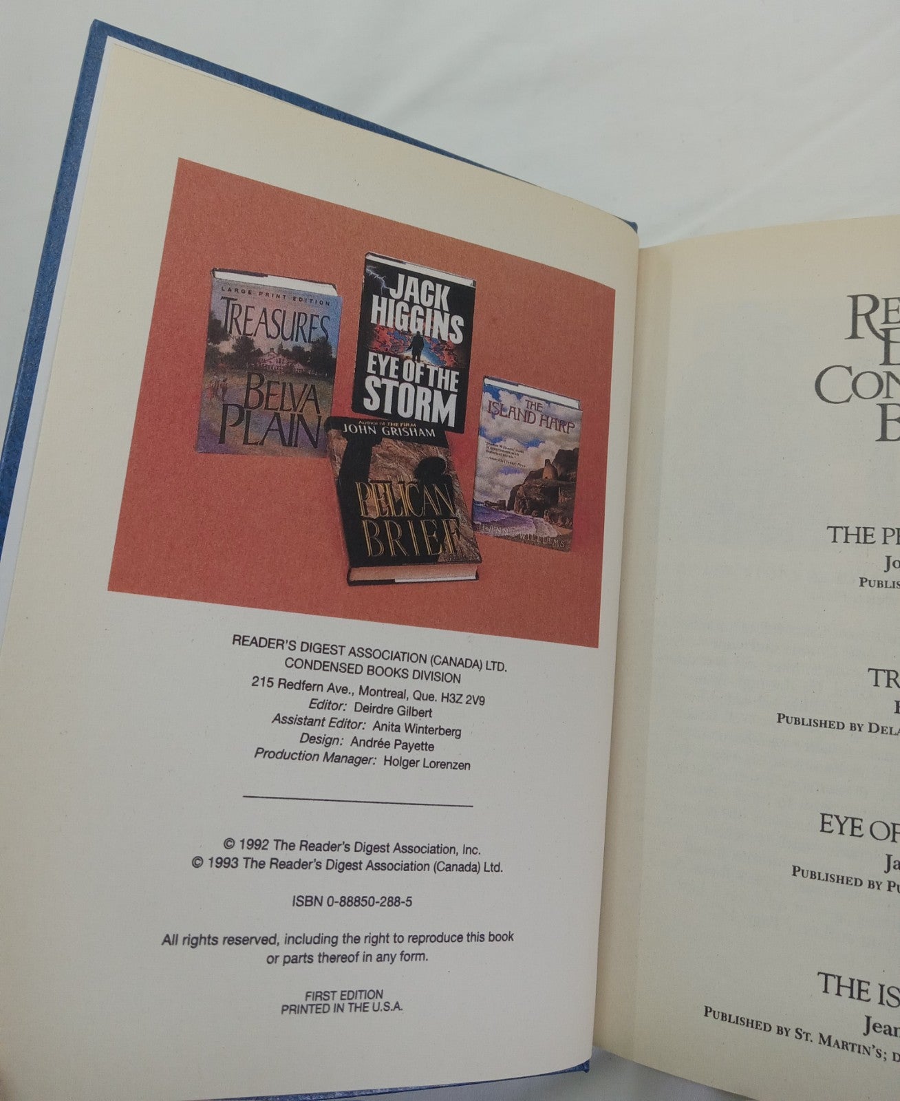 Reader’s Digest Condensed Books 1993 1st Ed Leather Bound Gilt Edges Like New