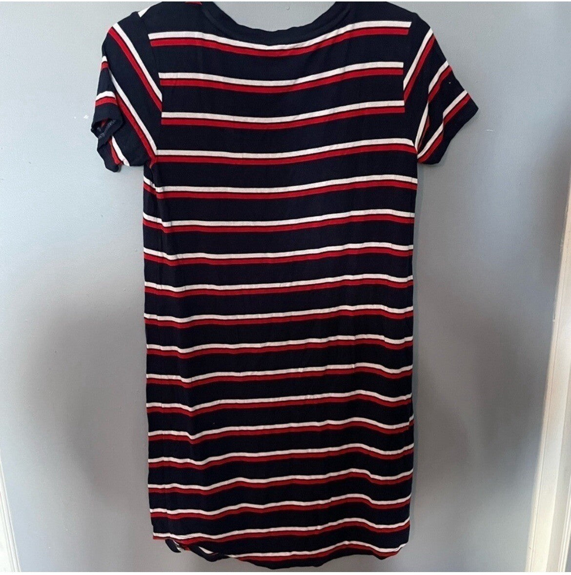 Garage Nautical Stripe T-shirt Dress Women's Size XS Casual Summer Wear