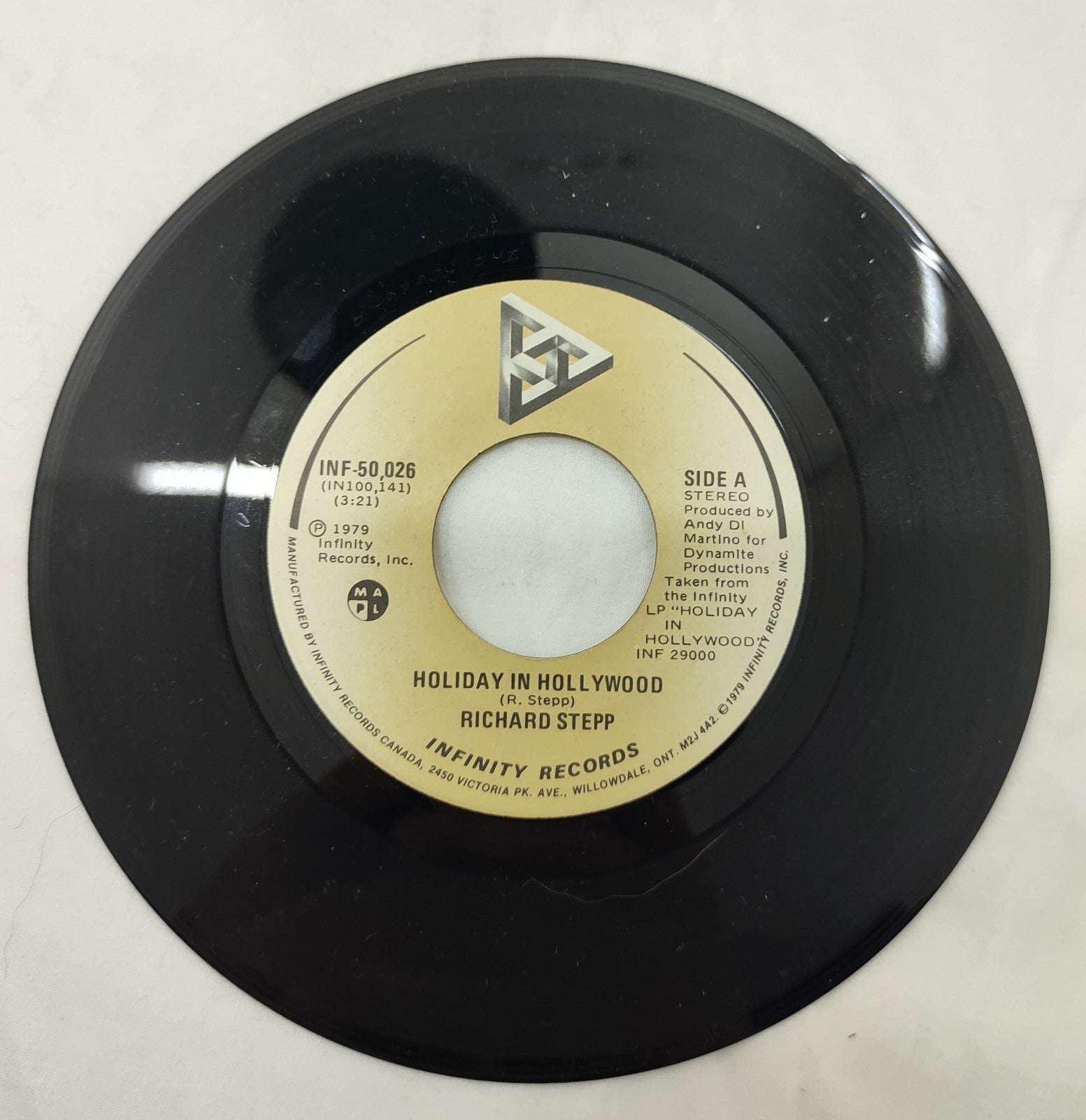 Richard Stepp - If I Could Write a Song | 7" Vinyl 45 RPM 1979 (INF-50,026)