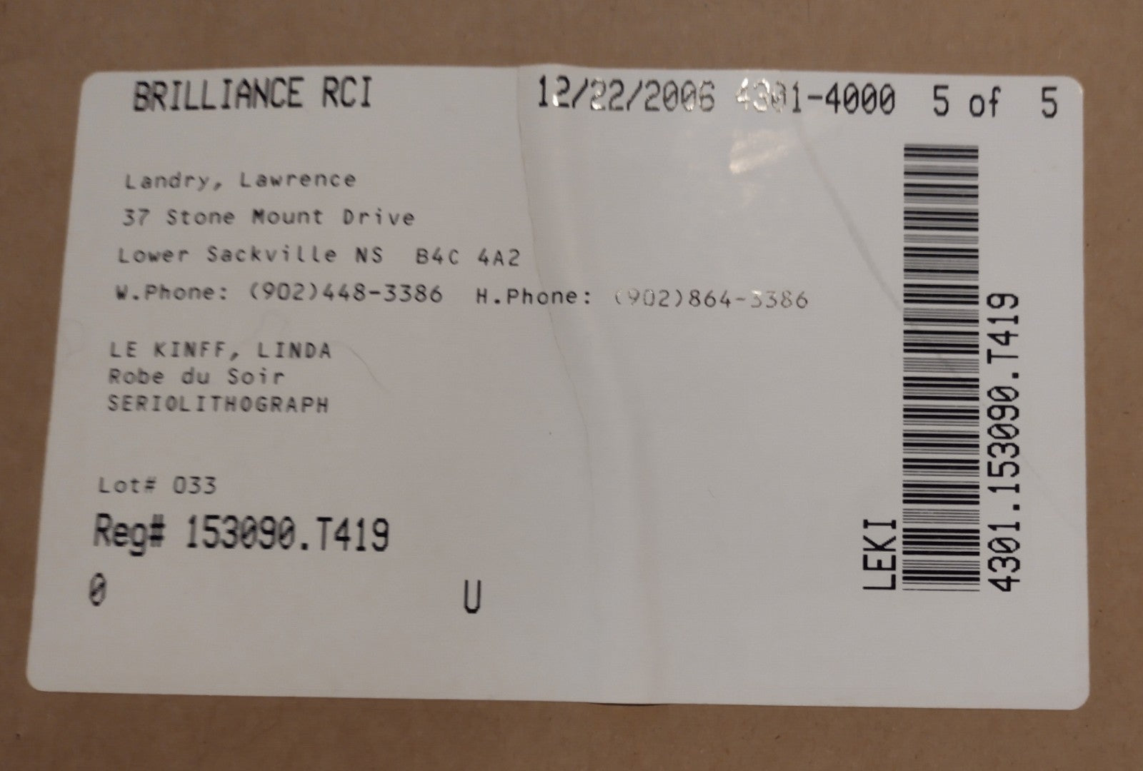 Linda Le Kinff Robe du Soir Seriolithograph Framed Figurative Art