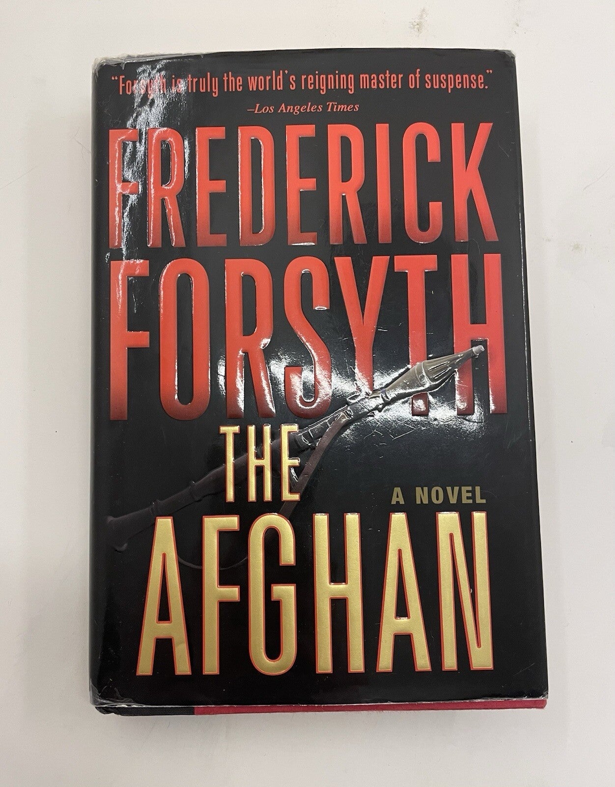 The Afghan by Frederick Forsyth – G+ Spy Thriller Hardcover, DJ Book