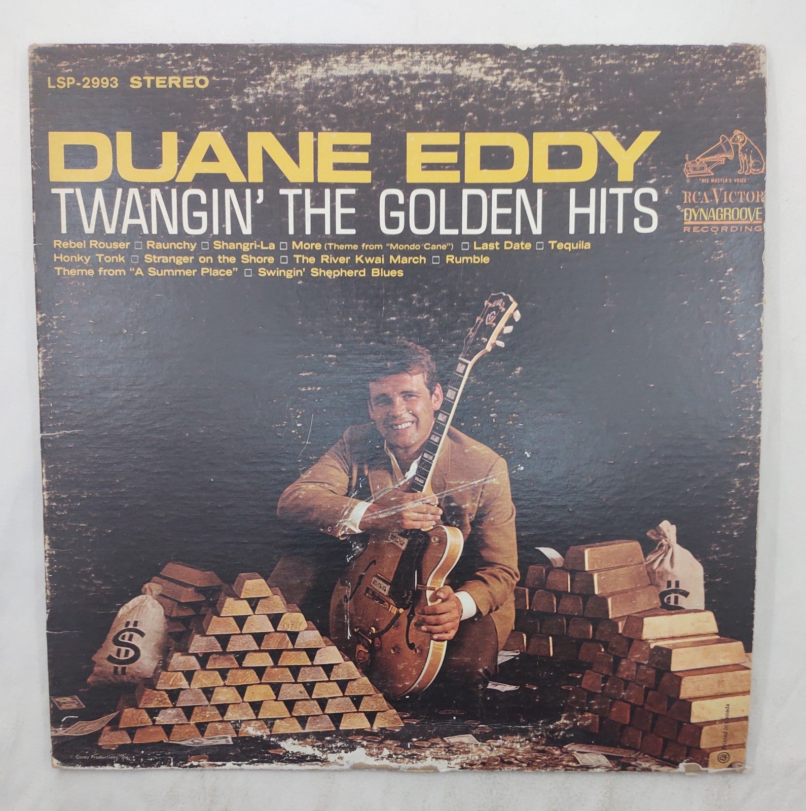 Duane Eddy – Twangin’ the Golden Hits LP RCA Living Stereo Canada