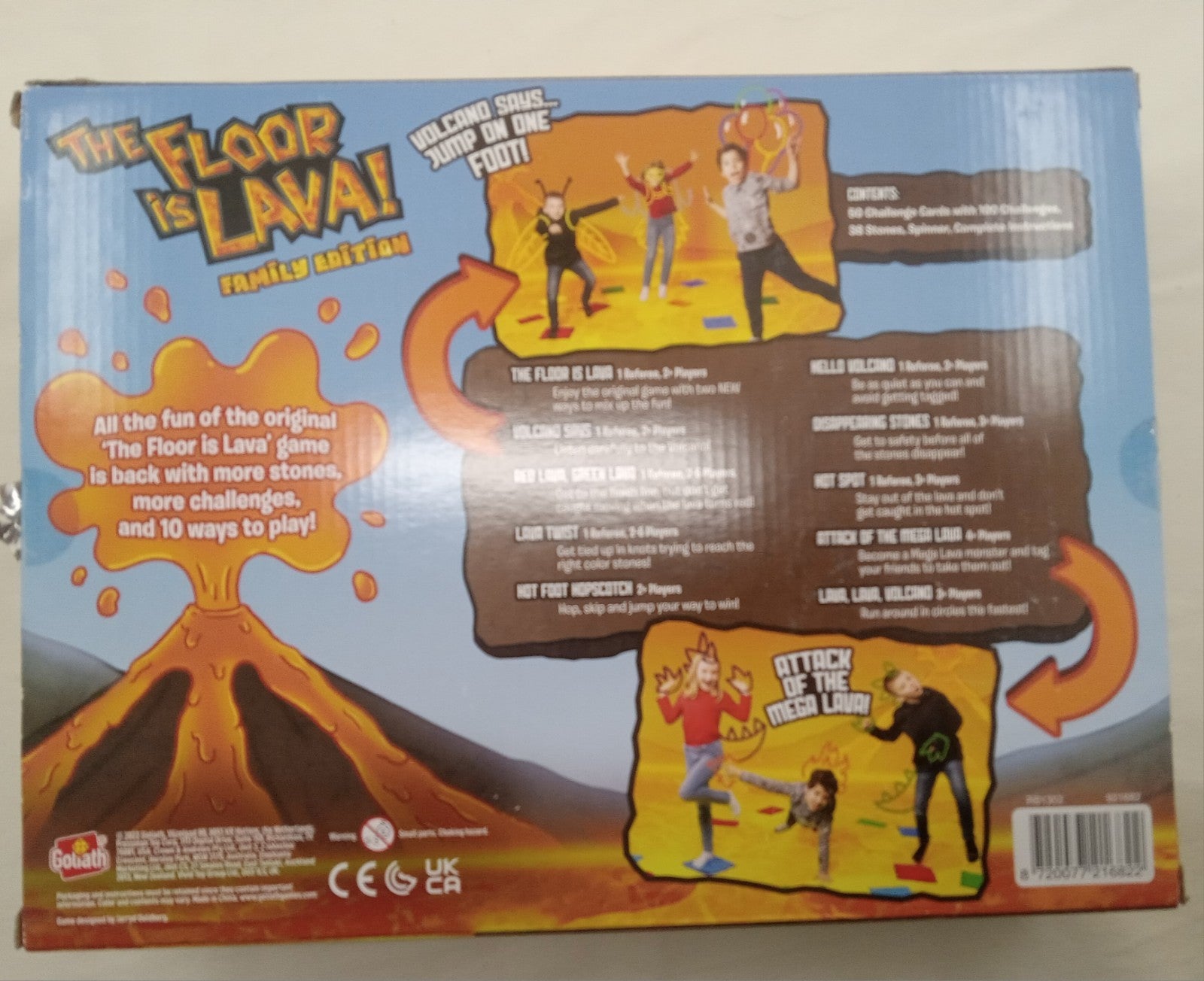 The Floor Is Lava Family Edition Game – Interactive Toy for Kids & Family Fun