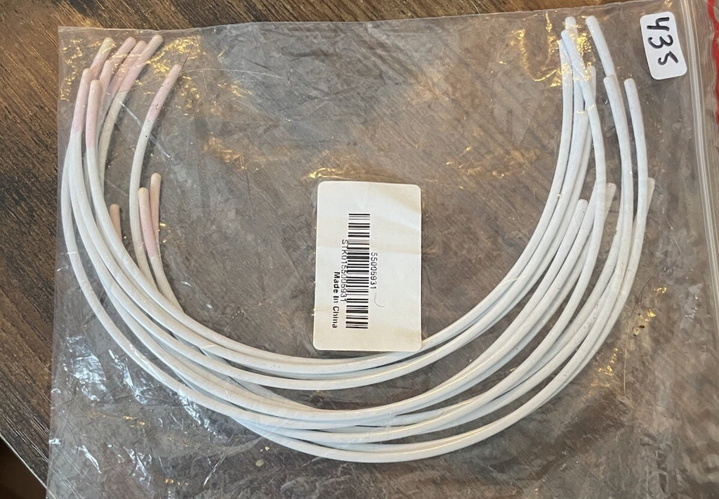 12‑Pack White Bra Underwires – Costume Replacement Undergarment Support Wires