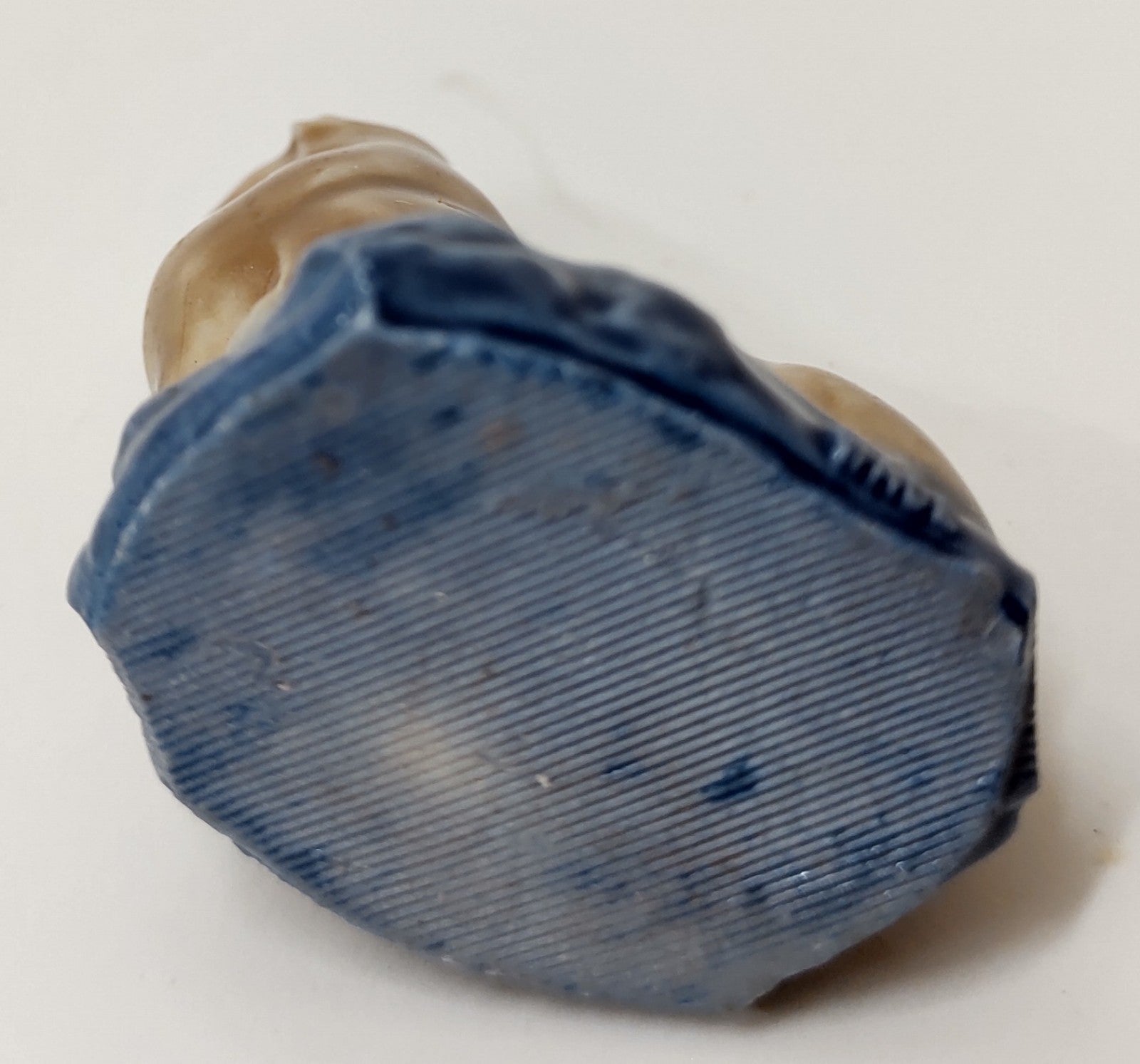 Wade Whimsies Red Rose Tea Seal Mini Figurine England Vintage Ceramic