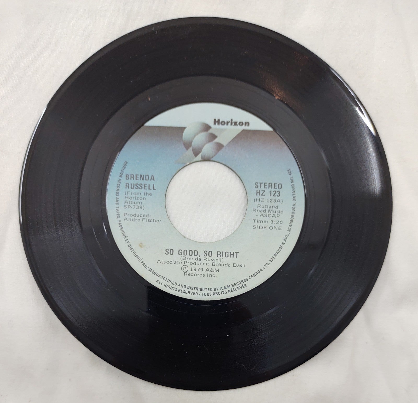 Brenda Russell – So Good, So Right 7” Horizon HZ 123 Canada 1979
