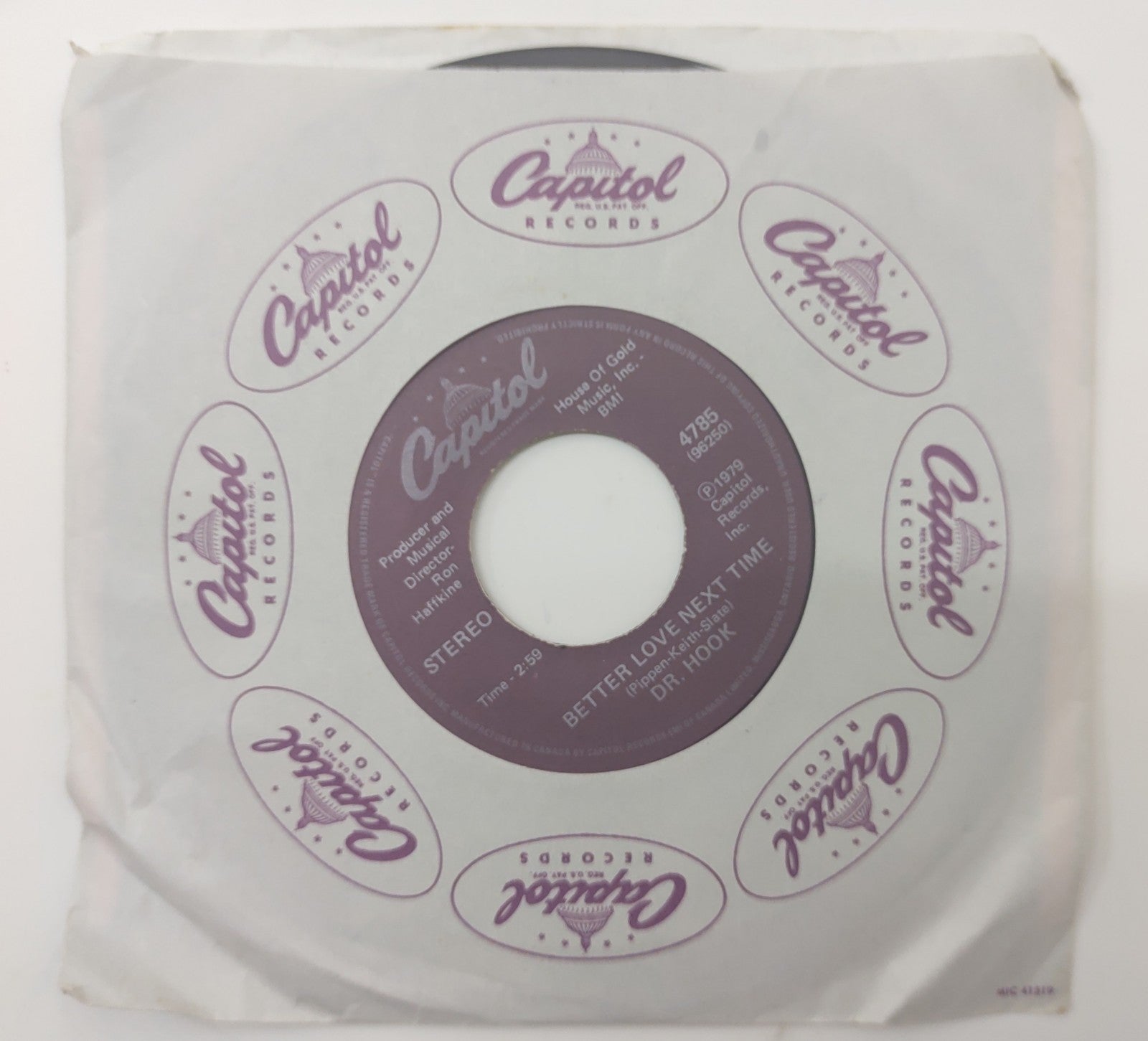 Dr Hook Better Love Next Time / Mountain Mary 7" 45 Vinyl Capitol