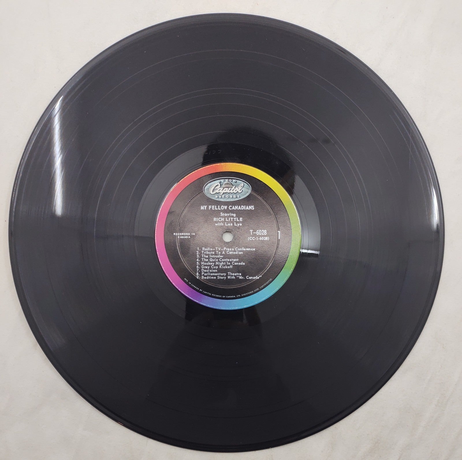 Rich Little My Fellow Canadians LP Capitol T-6028 Canada Comedy Vinyl Record LP