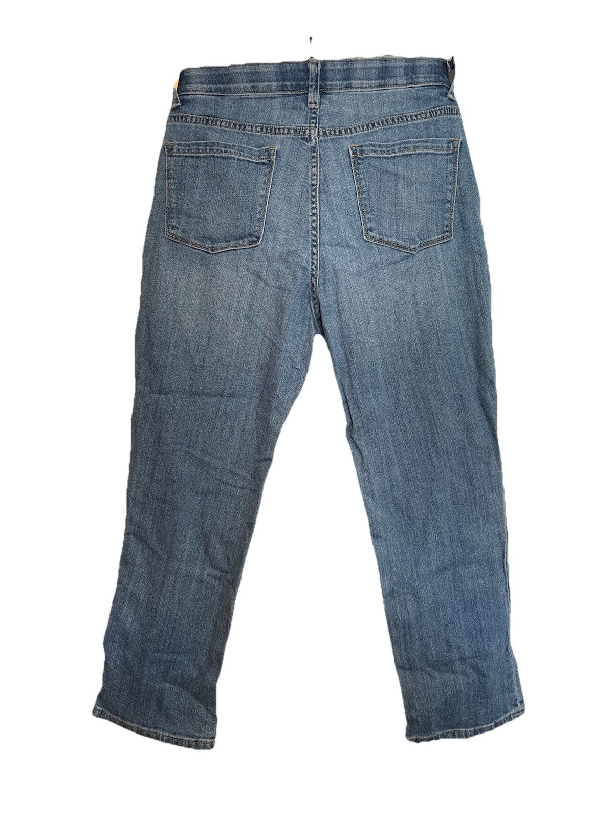 St. Johns Bay Capris Size 12 Light Wash Mid-Rise Denim Cropped Jean Pants