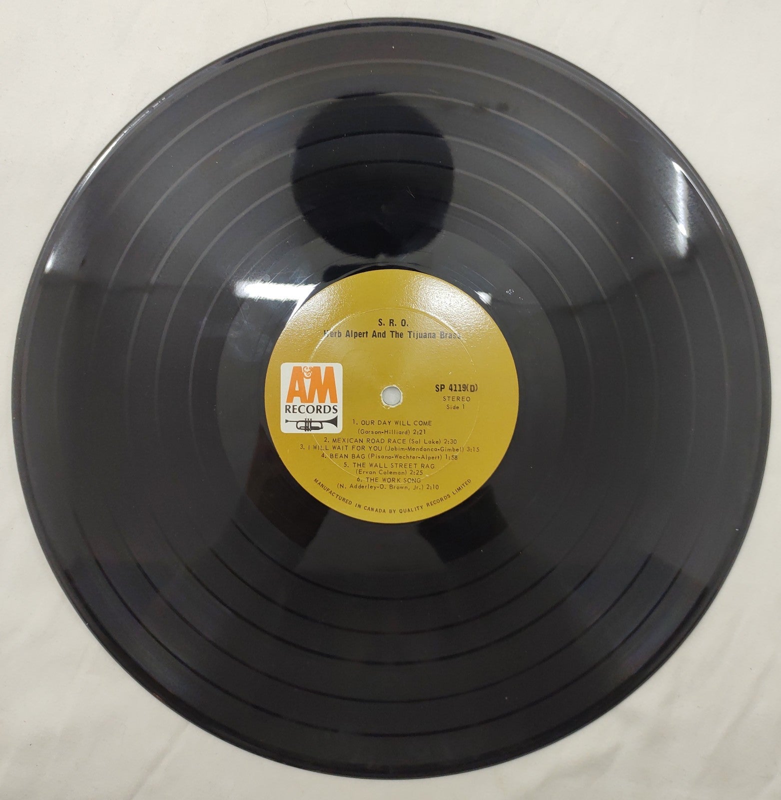Herb Alpert & Tijuana Brass – S.R.O. LP A&M SP 4119 Canada Stereo Jazz