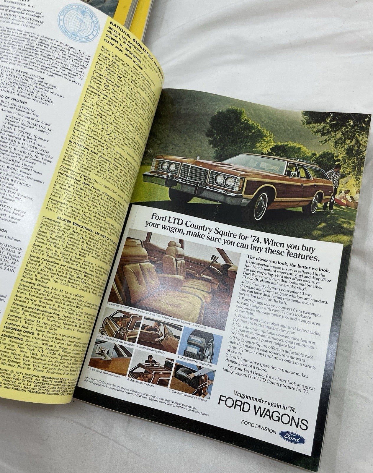 Vintage Nat Geo Jan–Jun 1974 Slipcover Set | Nature, Culture, Earth