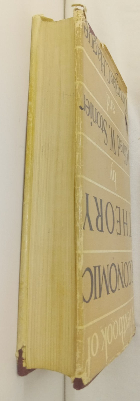Economic Theory by Stonier & Hague – VG+ Vintage 1950s Econ Textbook