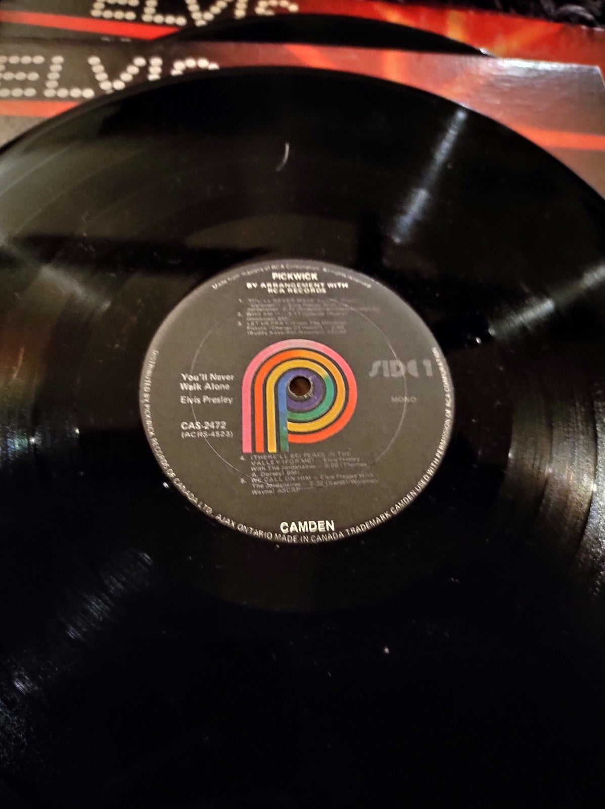 Elvis Presley You'll Never Walk Alone 1971 Vinyl LP Record