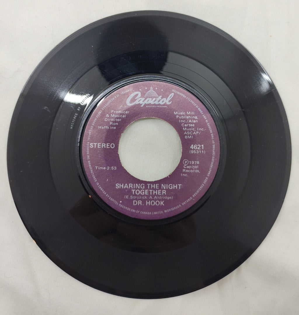Dr Hook "Sharing the Night Together" 1978 Canada Capitol 4621 7" Vinyl 45 RPM