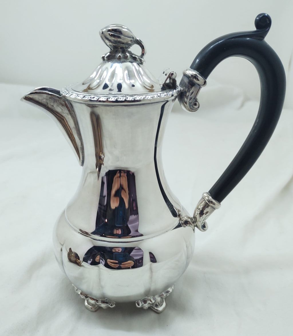 Vintage Edmoon Old English Reproduction EP on Copper Coffee & Creamer Set