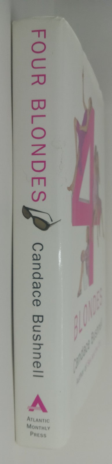 4 Blondes by Candace Bushnell – VG+ NYT Bestseller, Chic-Lit Paperback
