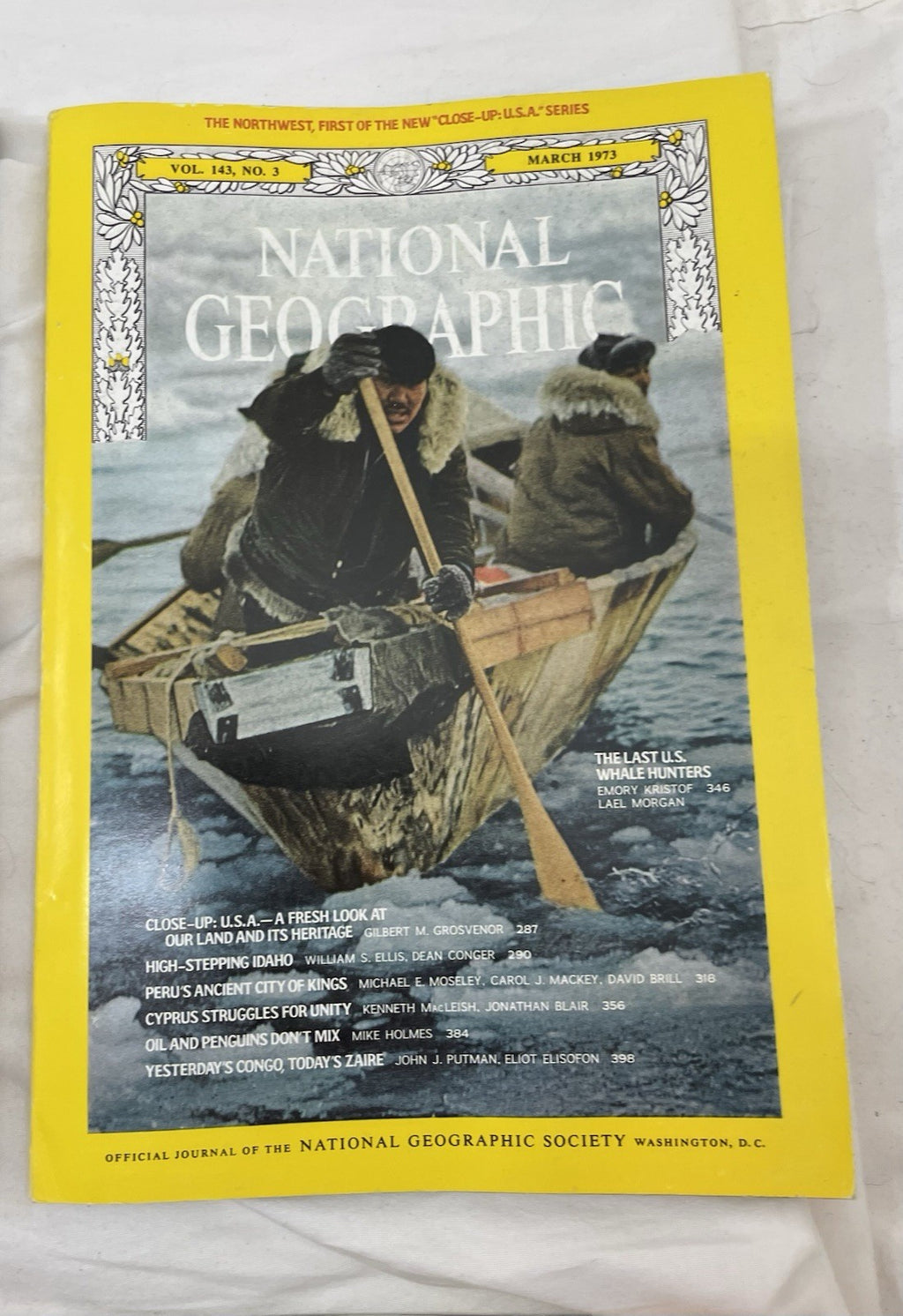 Vintage Nat Geo Jan–Jun 1973 Slipcover Set | Illustrated, Travel, Rare