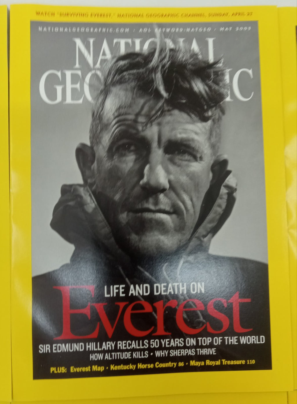 Nat Geo Jan–June 2003 Set | VG+ | 6 Issues in Faux Leather Slipcover