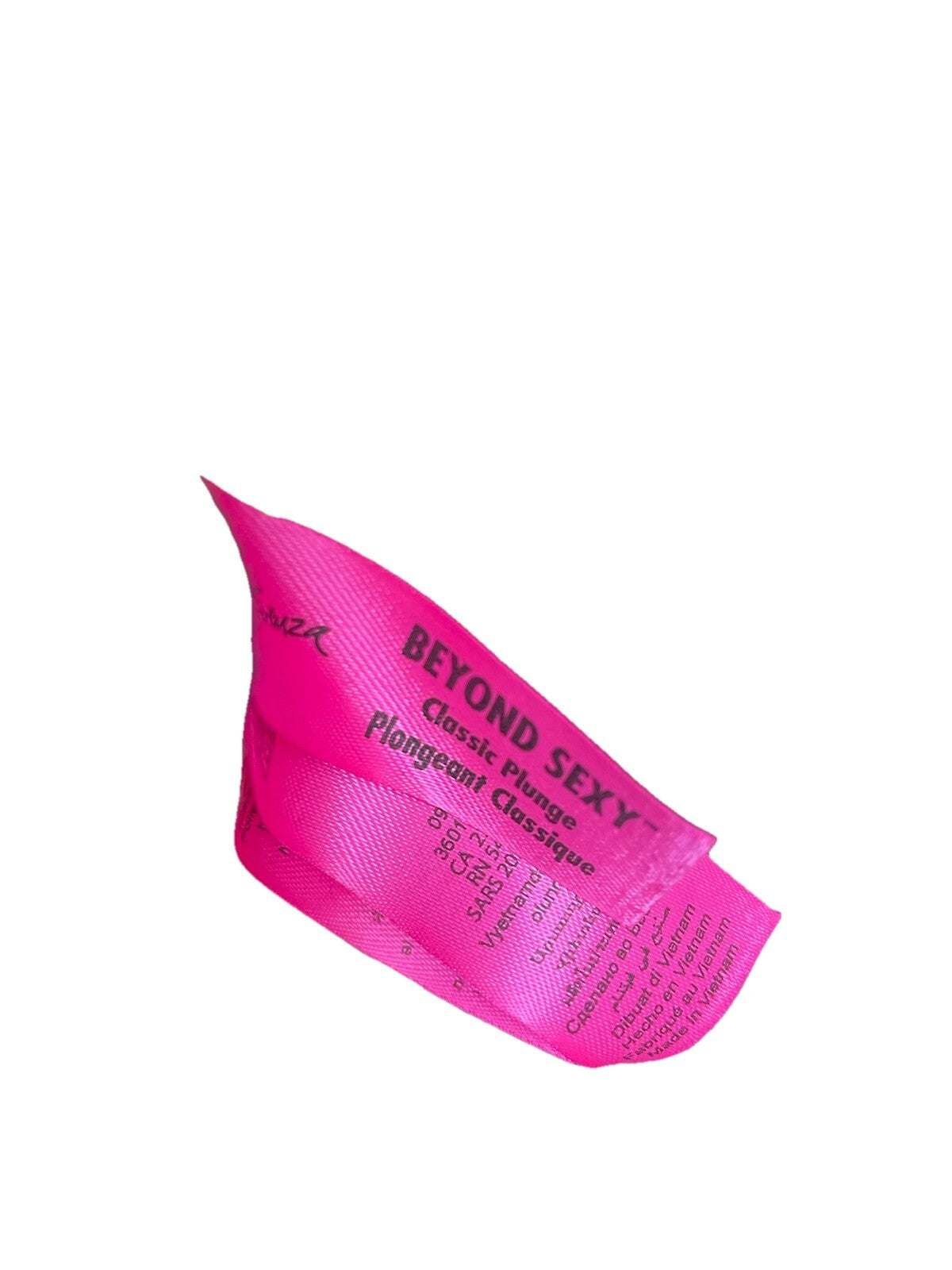 La Senza Sexy Black Lace Bra 36DD Beyond Push Up Adjustable Plunge Lined