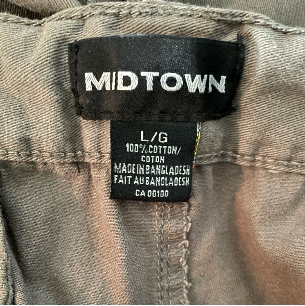 Men’s Midtown Cotton Shorts Size Large – Casual Summer Bottoms VG