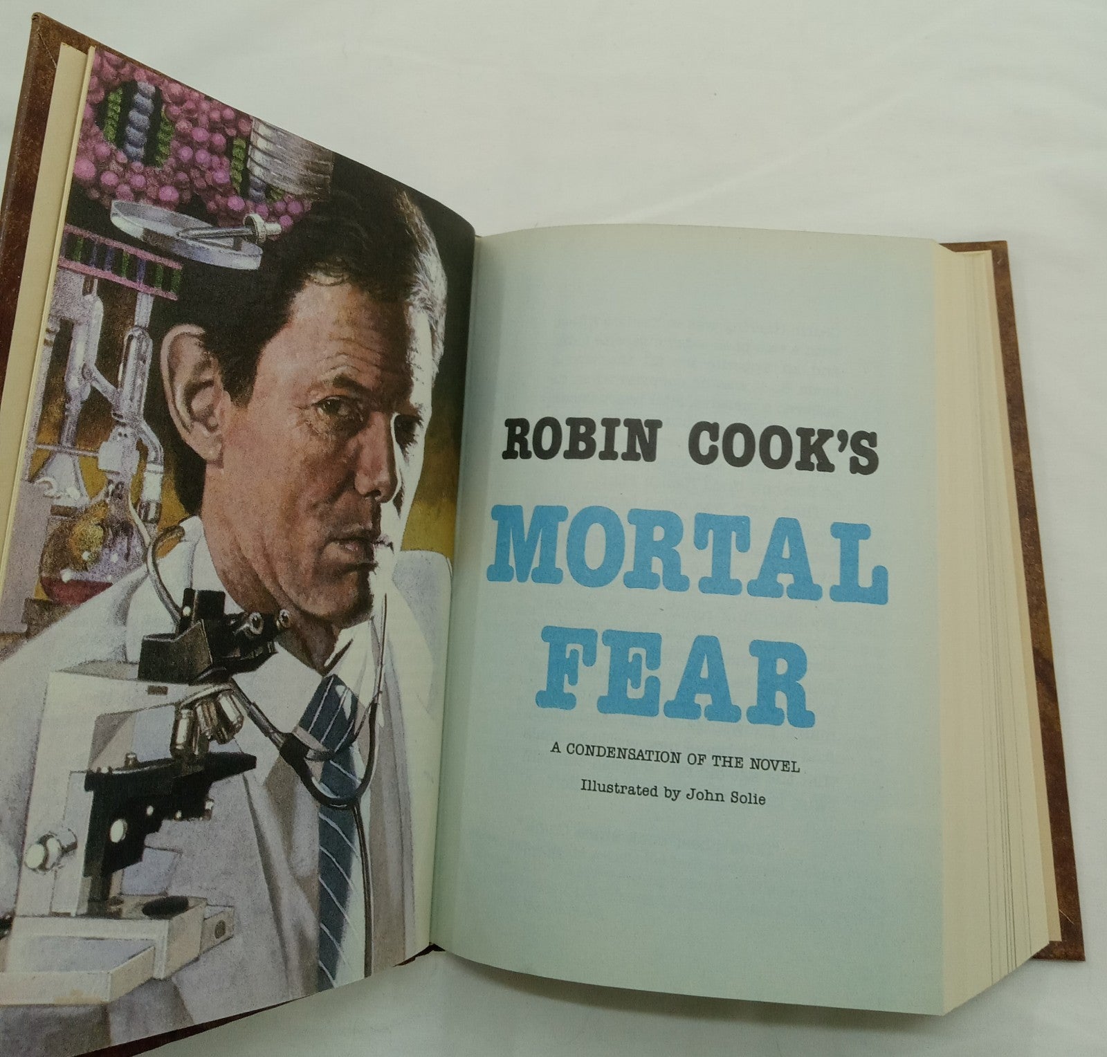 1988 Reader's Digest Condensed 1st Ed HC Leather Gilt Vtg NM Fiction