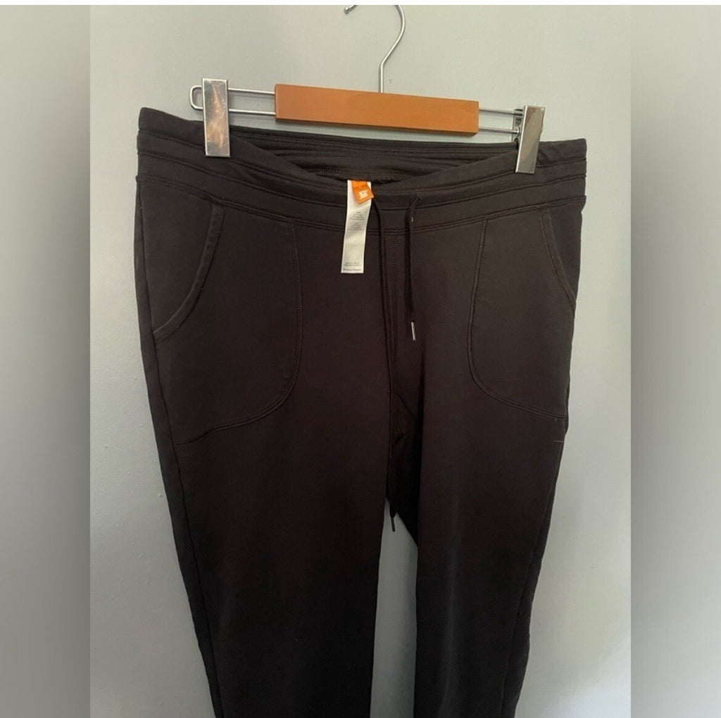 Lucy Athletic Capris Black Compression Cropped Pants Women’s Gym Medium