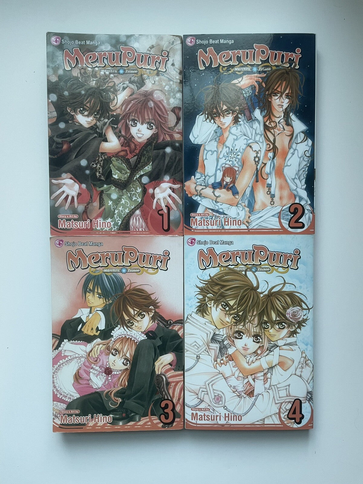 MeruPuri Complete Manga Set Vol. 1–4 Matsuri Hino Fantasy Romance