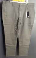 Snover Men’s Dark Grey Chino Pants Straight Leg Stretch Fit Casual NWT