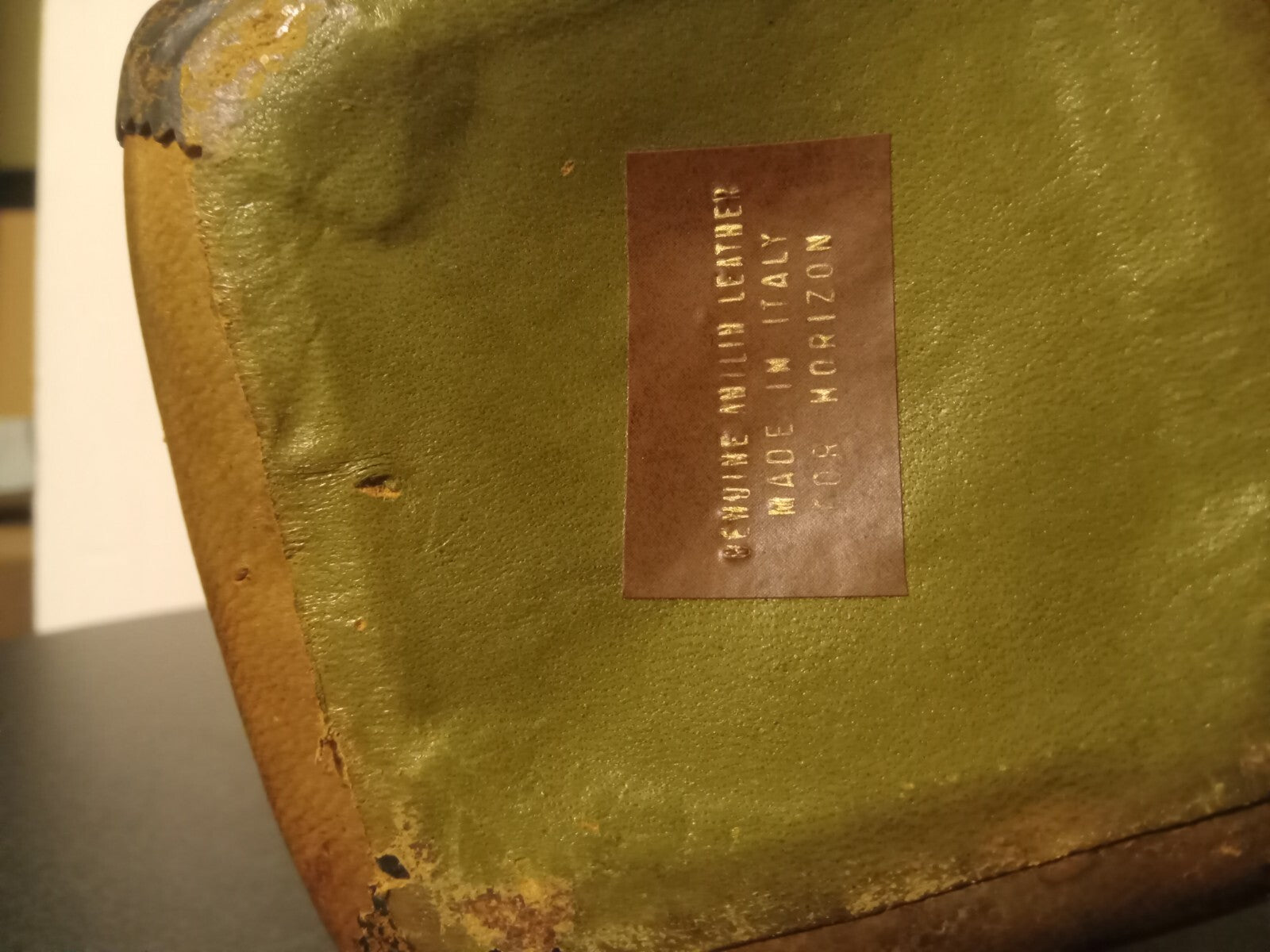 Vintage Glass Decanter Bottle with Leather Covering – Handmade in Italy