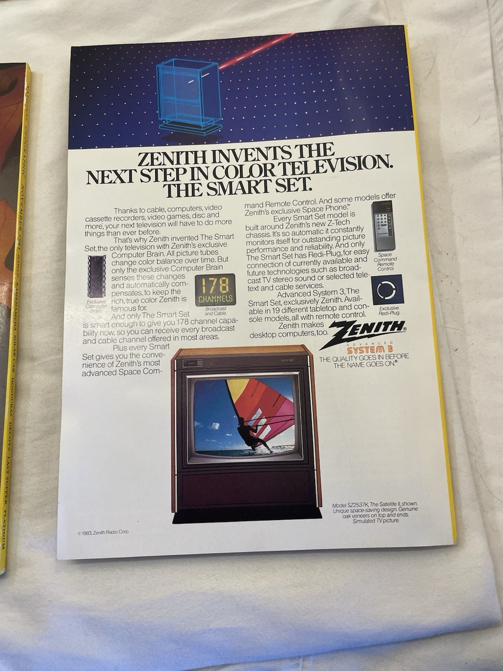 Nat Geo Mags Jul–Dec 1983 Vtg Slipcvr Wildlife Set Decor Atlas Nature