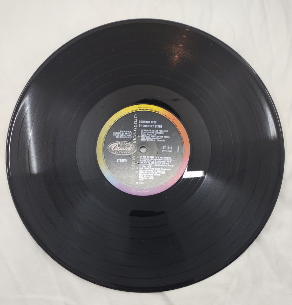 Country Hits by Country Stars LP 1963 Capitol ST-1912 Stereo