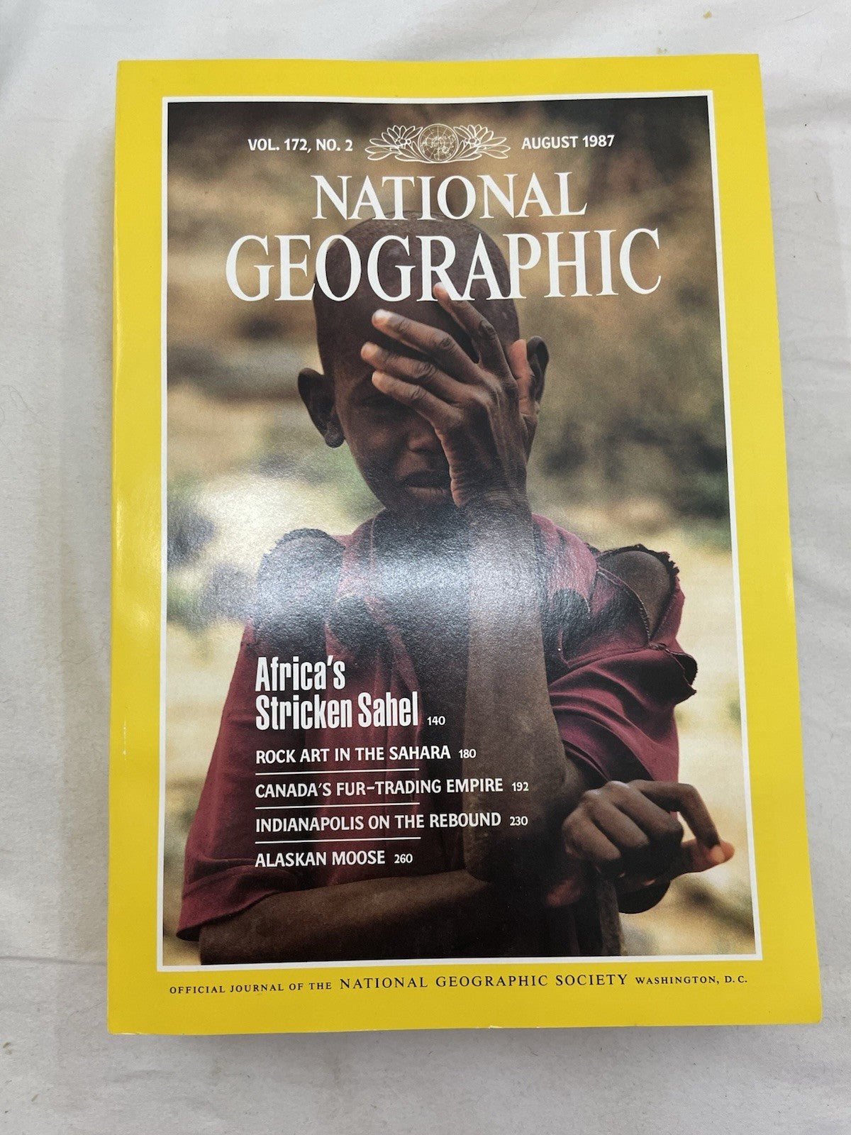 Nat Geo Mags Jul–Dec 1987 Vtg Slipcvr Set Wildlife World Decor Nature