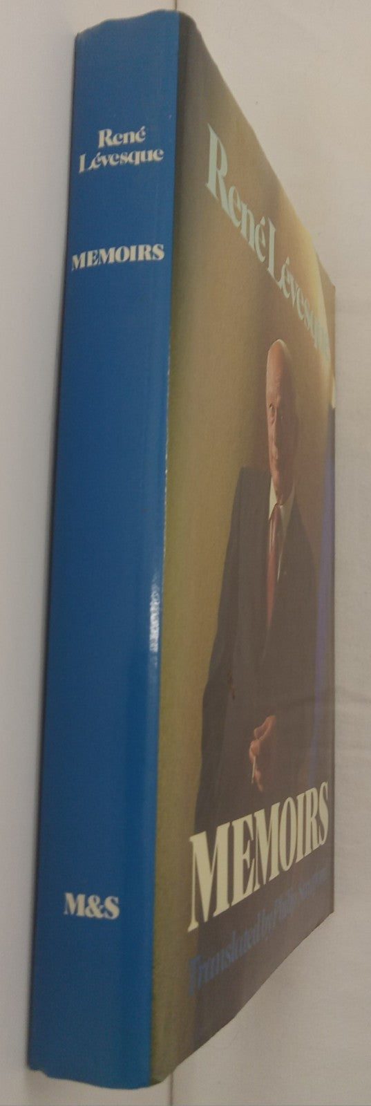 Memoirs of René Lévesque – VG+ Quebec Political Memoir Hardcover Book