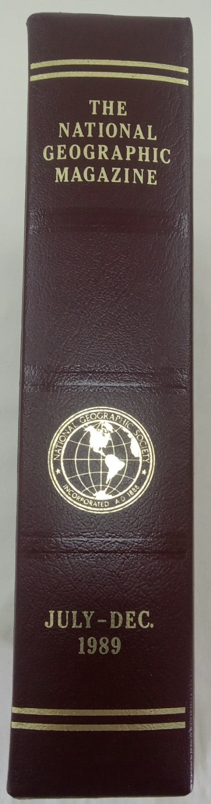 Nat Geo Magazines With Slipcover July To December  1989